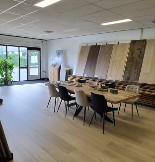 Vloeren showroom Wiggers Parket